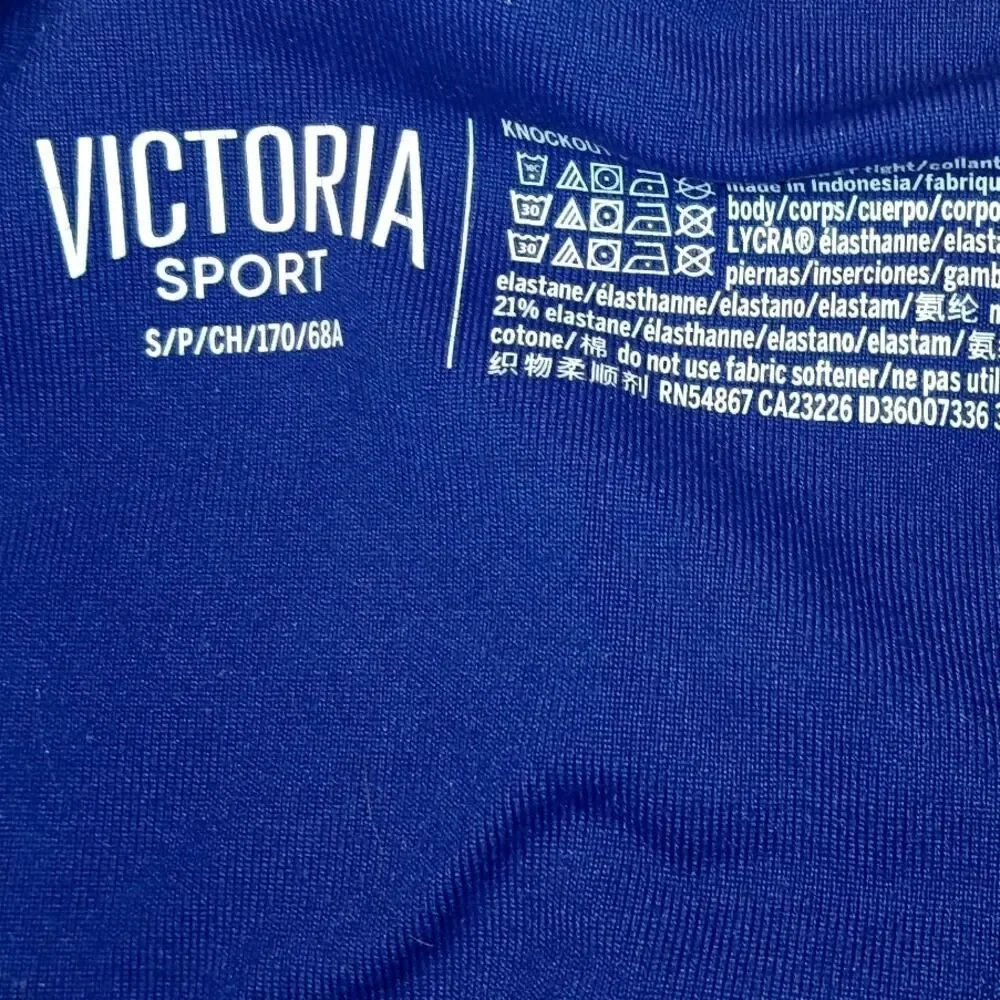 Victoria's Secret Sport Womens Royal Blue Stretchy Leggings - Size Small